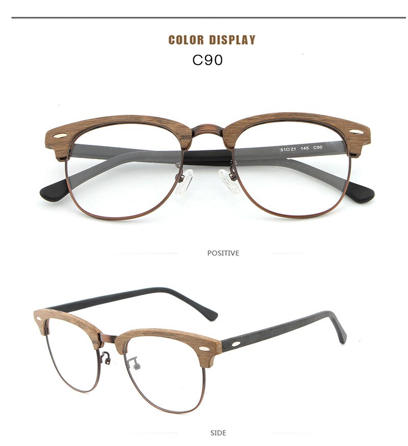 Reven Jate Unisex Full Rim Oval Acetate Eyeglasses Hb027 Full Rim Reven Jate