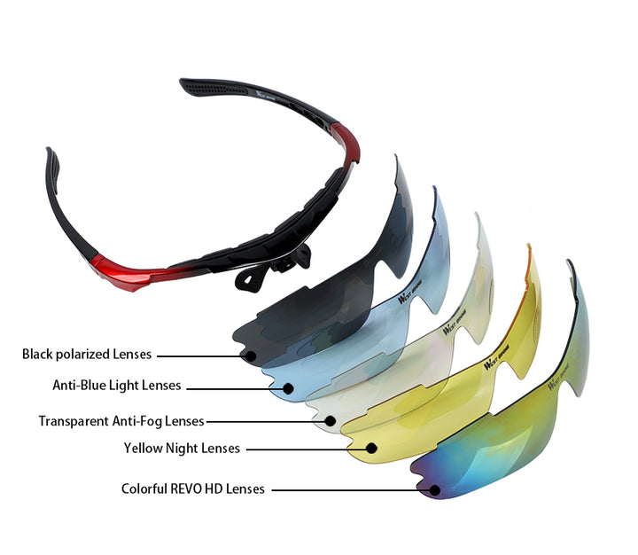 West Biking Unisex Full Rim Acetate Polarized Sport Sunglasses YP0703111AA Sunglasses West Biking