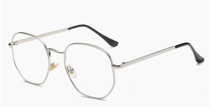Brightzone Unisex Eyeglasses Full Rim Square Alloy Titanium Full Rim Brightzone