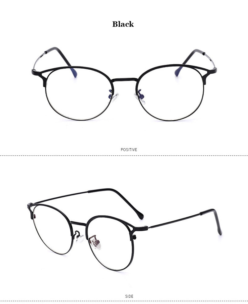 Hotochki Full Rim Cat Eye Alloy Frame Eyeglasses 9029 Full Rim Hotochki