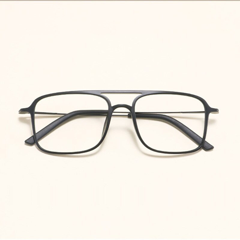 Hotochki Unisex Full Rim Ultem Resin Frame Eyeglasses 2235 Full Rim Hotochki matte black