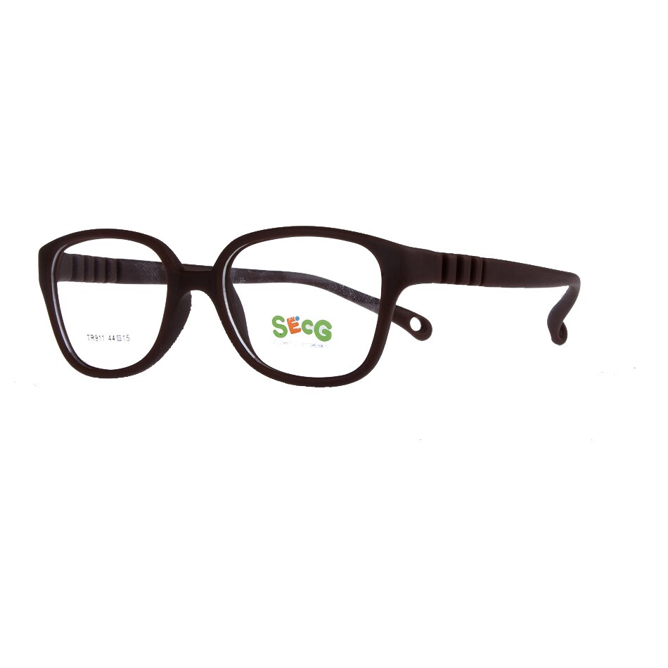 Secg's Unisex Children's Full Rim Square Tr 90 Titanium Eyeglasses Tr911 Full Rim Secg C16