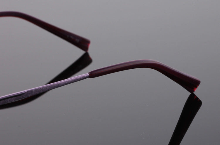 Reven Jate Women's Rimless Rectangle Titanium Eyeglasses 2123 Rimless Reven Jate