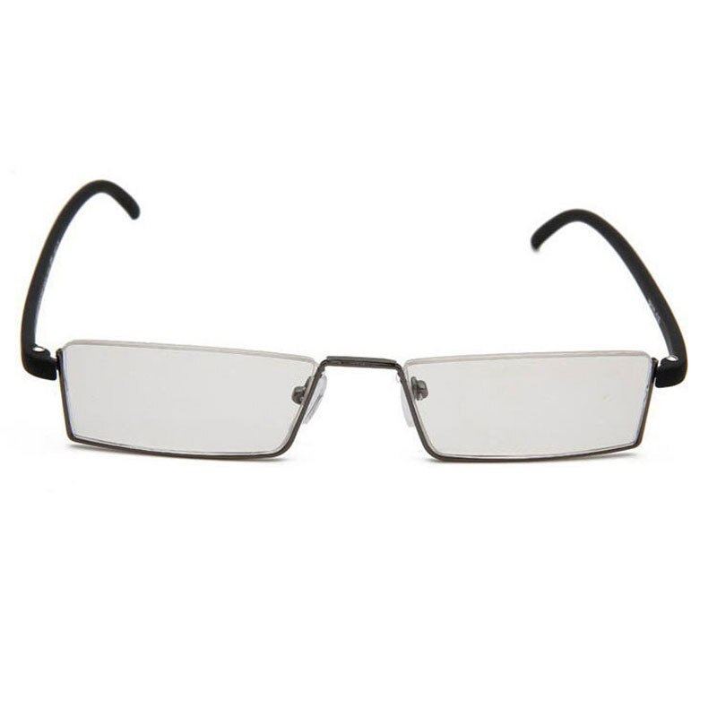 Reven Jate Unisex Semi Rim Rectangle Alloy Reading Glasses R131 Reading Glasses Reven Jate