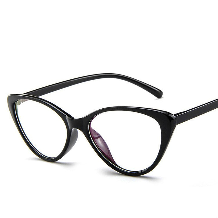Brightzone Women's Full Rim Cat Eye Acetate Eyeglasses C885 Full Rim Brightzone