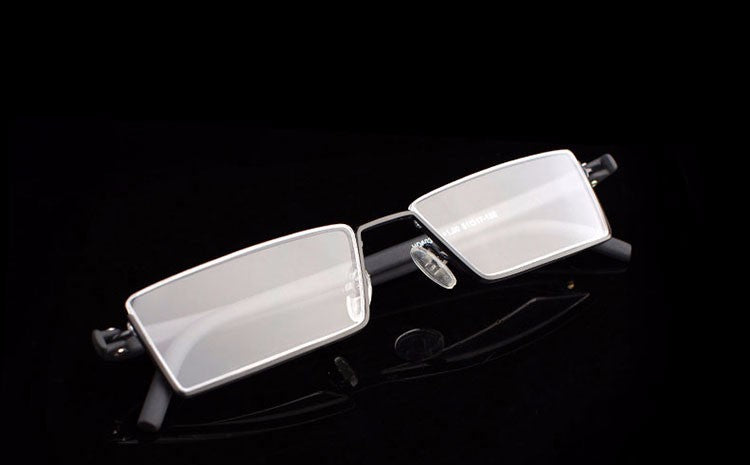Reven Jate Unisex Semi Rim Rectangle Alloy Reading Glasses R131 Reading Glasses Reven Jate