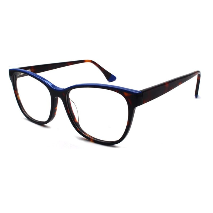 Reven Jate Unisex Full Rim Square Acetate Eyeglasses 8043 Full Rim Reven Jate C2