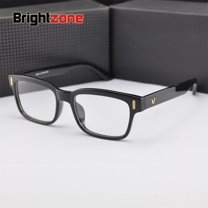 Unisex Eyeglasses V-Shaped Frame Plastic Acetate 8084 Frame Brightzone   