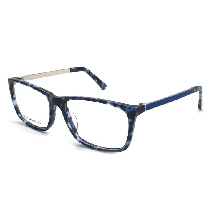 Reven Jate Unisex Full Rim Square Acetate Eyeglasses K9137 Full Rim Reven Jate