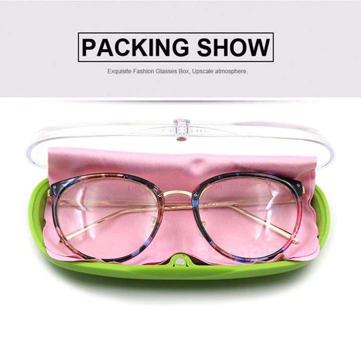 Hotochki Women's Full Rim Cat Eye Alloy PC Frame Eyeglasses 5969 Full Rim Hotochki
