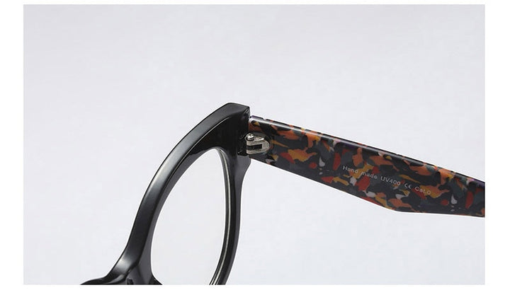 Hotony Women's Full Rim Cat Eye Acetate Frame Eyeglasses 92161 Full Rim Hotony