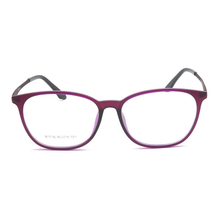 Reven Jate Unisex Full Rim Square Acetate Eyeglasses S1016 Full Rim Reven Jate