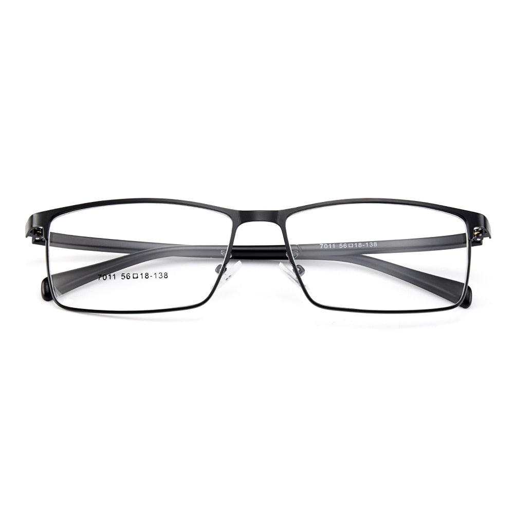 Gmei Men's Eyeglasses Semi Rim Titanium Alloy Square Y7011 Semi Rim Gmei Optical