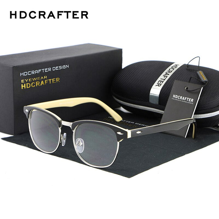 Hdcrafter Unisex Full Rim Round Acetate Frame Eyeglasses L8056 Full Rim Hdcrafter Eyeglasses