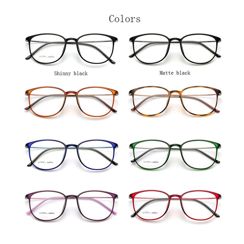 Hotochki Women's Slim Full Rim Plastic Metal Frame Eyeglasses 2212 Full Rim Hotochki