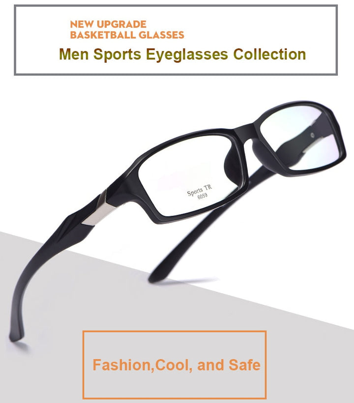 Reven Jate Unisex Full Rim Square Acetate Eyeglasses R6059 Full Rim Reven Jate