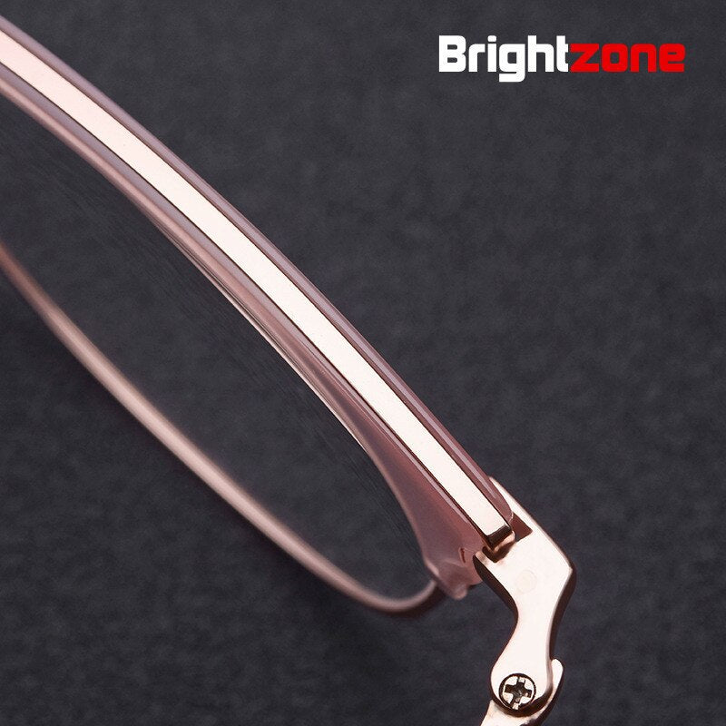 Women's Eyeglasses Cat Eye Acetate Metal Frame 802 Frame Brightzone   
