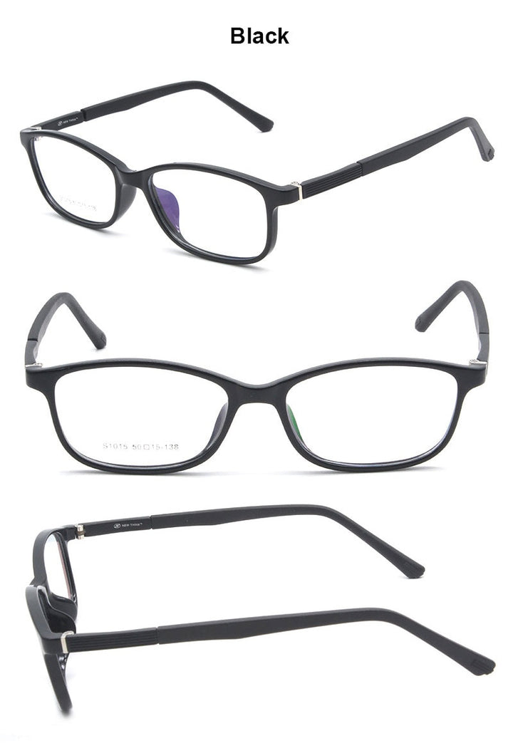 Reven Jate Unisex Full Rim Square Acetate Eyeglasses S1015 Full Rim Reven Jate