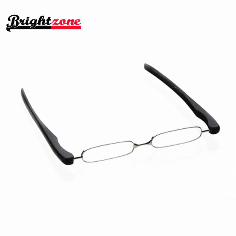 Brightzone Unisex  Full Rim Acetate Alloy Folding Reading Glasses 360d Reading Glasses Brightzone
