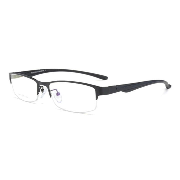 Hotochki Unisex Semi Rim Stainless Steel Alloy Frame Reading Glasses Xs671 Reading Glasses Hotochki