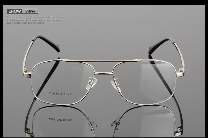 Hotochki Unisex Full Rim Round Box Alloy Frame Eyeglasses 2256 Full Rim Hotochki