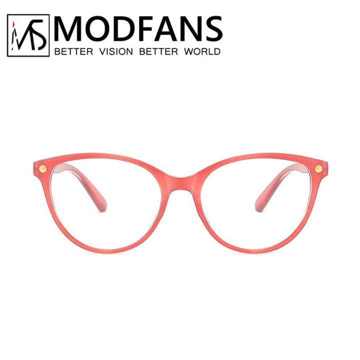 ModFans Women's Full Rim Cat Eye Tr 90 Reading Glasses Msa0032 Reading Glasses Modfans