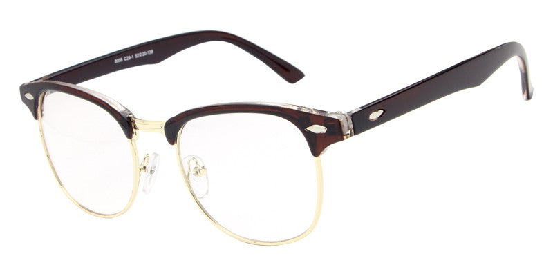Hdcrafter Unisex Full Rim Round Acetate Frame Eyeglasses L8056 Full Rim Hdcrafter Eyeglasses