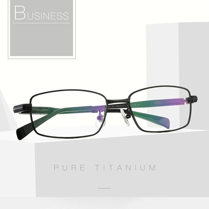 Hotochki Men's Full/Semi Rim Titanium Frame Progressive Reading Glasses 81133 Reading Glasses Hotochki