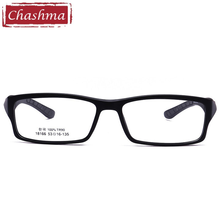 Chashma Ottica Unisex Full Rim Square Tr 90 Titanium Sport Eyeglasses 18166 Full Rim Chashma Ottica