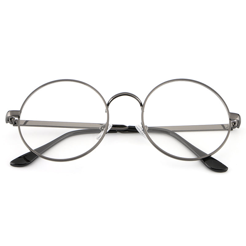 Hdcrafter Women's Full Rim Round Alloy Frame Eyeglasses Lx3048 Full Rim Hdcrafter Eyeglasses