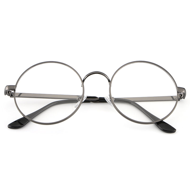 Hdcrafter Women's Full Rim Round Alloy Frame Eyeglasses Lx3048 Full Rim Hdcrafter Eyeglasses