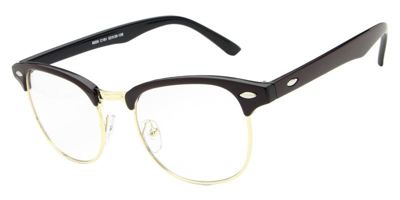 Hdcrafter Unisex Full Rim Round Acetate Frame Eyeglasses L8056 Full Rim Hdcrafter Eyeglasses