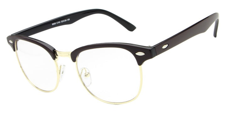 Hdcrafter Unisex Full Rim Round Acetate Frame Eyeglasses L8056 Full Rim Hdcrafter Eyeglasses