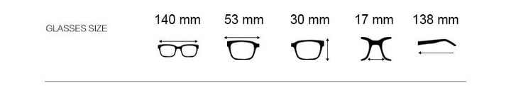 Hotochki Men's Full Rim Rectangular Titanium Frame Eyeglasses 2256 Full Rim Hotochki
