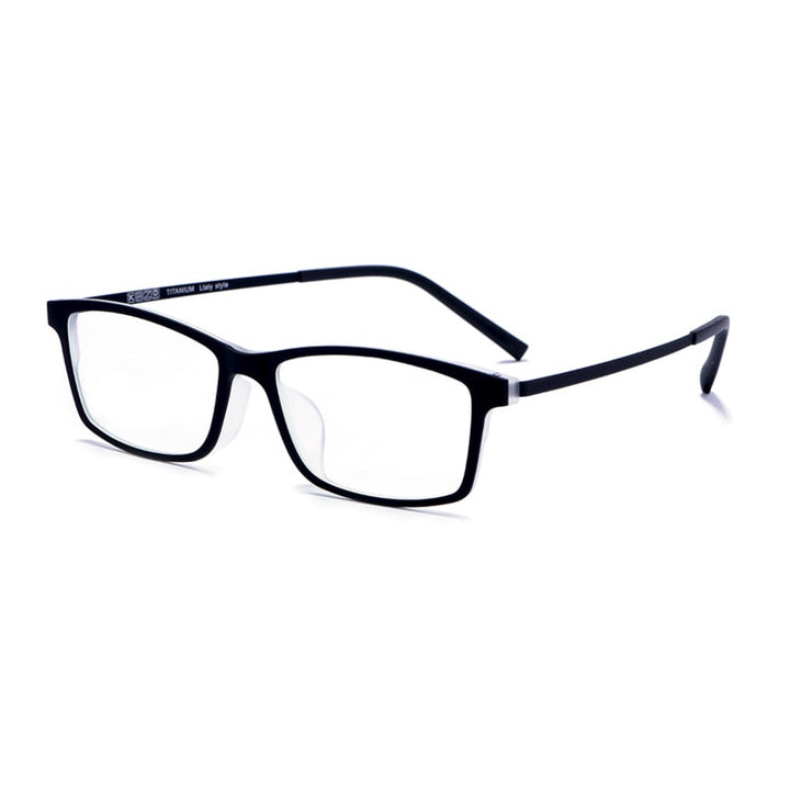 Handoer Men's Semi Rim Square Tr 90 Eyeglasses 2099 Semi Rim Handoer