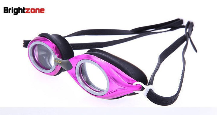 Brightzone Unisex Polycarbonate Swimming Goggles Myopia Hyperopia Ps001 Full Rim Brightzone Purple