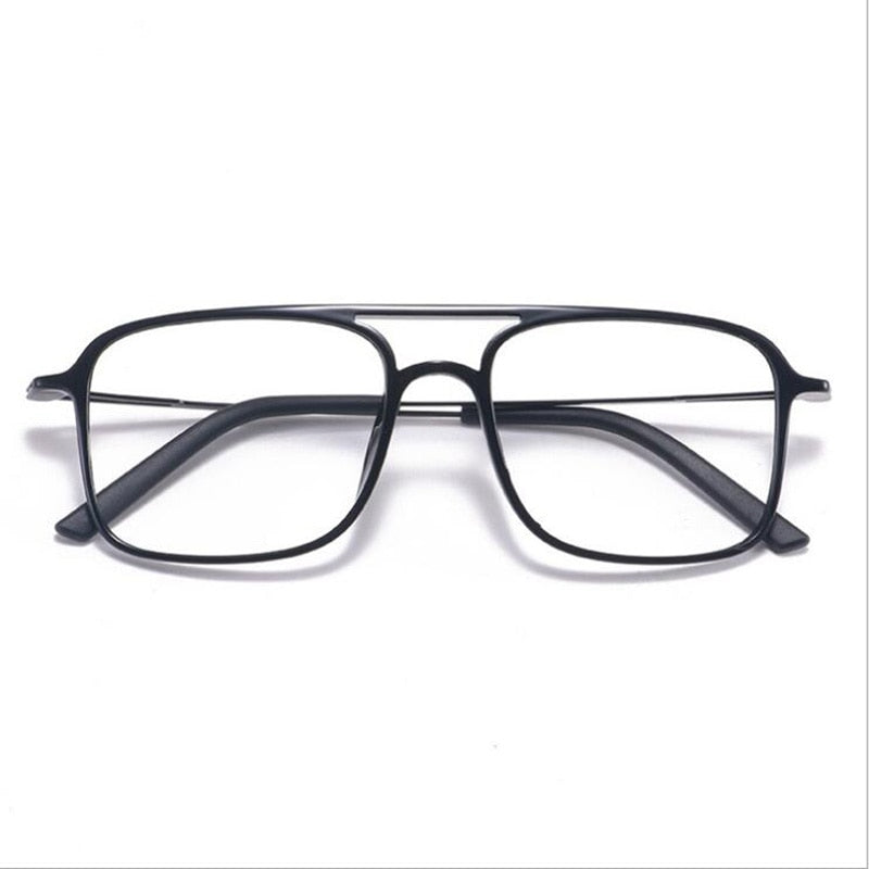 Hotochki Unisex Full Rim Ultem Resin Frame Eyeglasses 2235 Full Rim Hotochki shine black