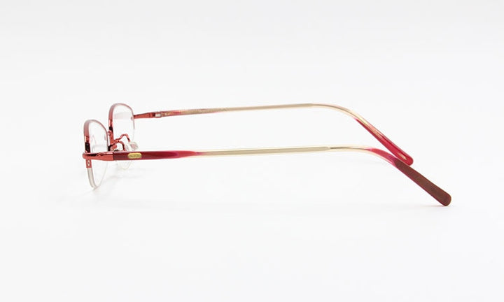 Women's Alloy Frame Semi Rim Eyeglasses 8102 Semi Rim Bclear