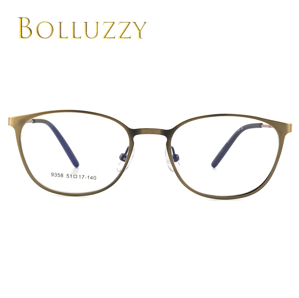 Unisex Alloy Eyeglasses Full Rim Frame 9358 Full Rim Bolluzzy   