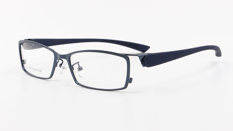 Bclear Men's Full Rim Alloy Frame Eyeglasses TR-90 Temples S1976 Full Rim Bclear