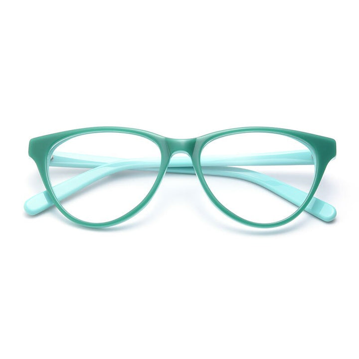 Gmei Women's Eyeglasses Cat-Eye Hypoallergenic Acetate T8044 Full Rim Gmei Optical Default Title