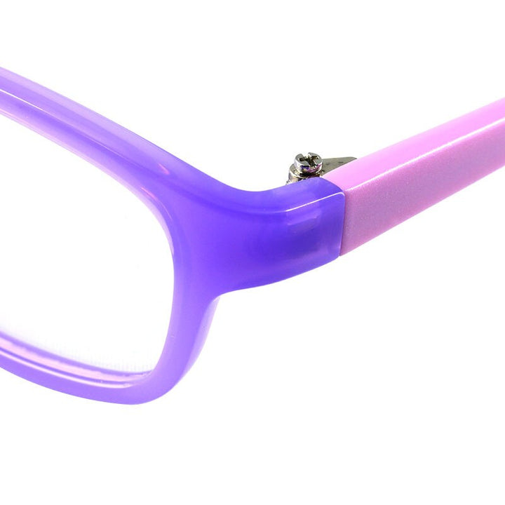 Gmei Women's Eyeglasses Purple Acetate Oval Full Rim Small Face T8115 Full Rim Gmei Optical