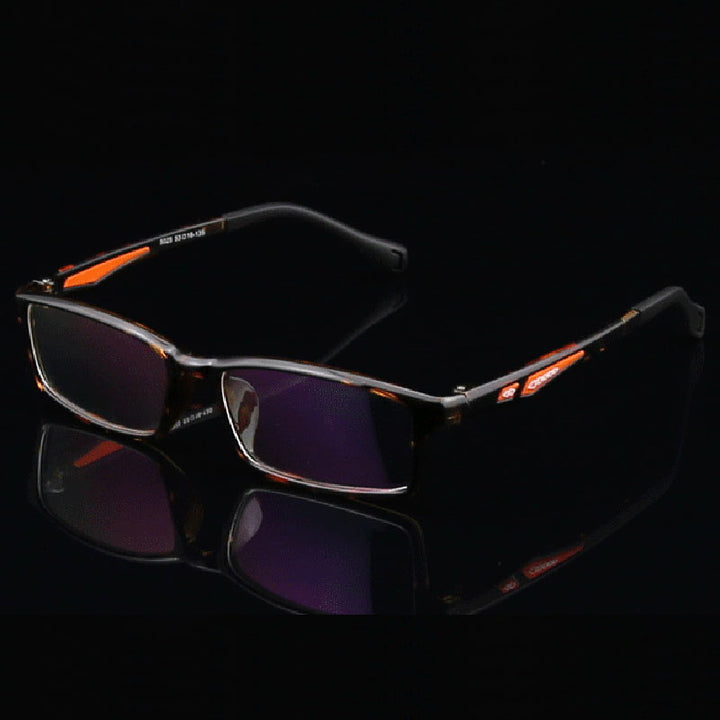 Hotochki Men's Full Rim Rectangular TR-90 Resin Sport Frame Eyeglasses 5025 Full Rim Hotochki