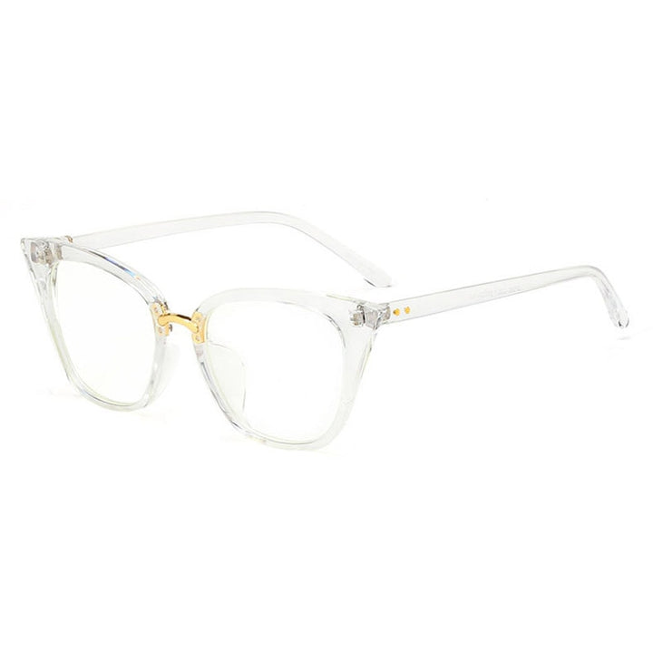 Hotony Women's Full Rim Acetate Cat Eye Frame Eyeglasses 97093 Full Rim Hotony C1