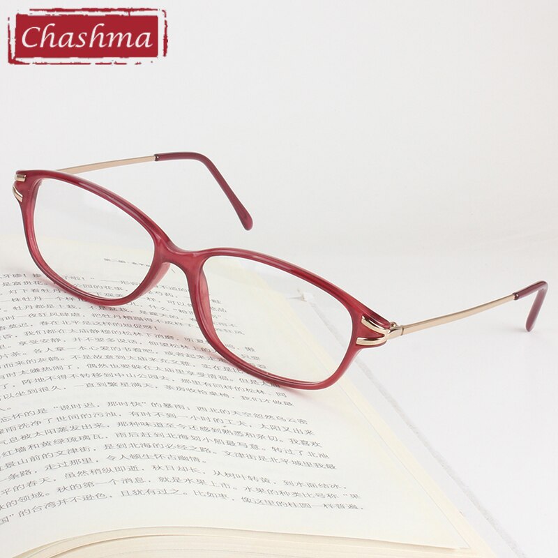 Chashma Women's Full Rim Square Acetate Eyeglasses 6009a Full Rim Chashma