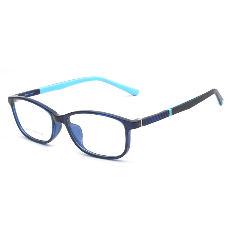 Reven Jate Unisex Full Rim Square Acetate Eyeglasses S1015 Full Rim Reven Jate Blue