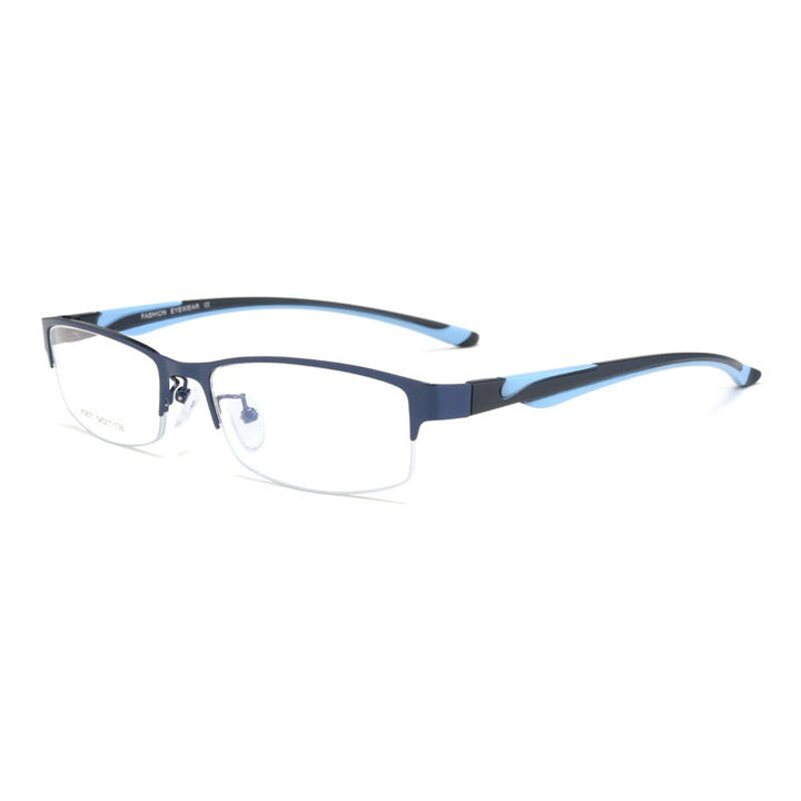 Hotochki Unisex Semi Rim Stainless Steel Alloy Frame Reading Glasses Xs671 Reading Glasses Hotochki