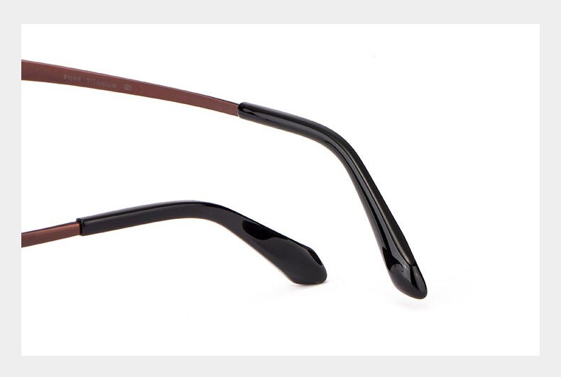 Hotochki Men's Semi Rim Titanium Frame Progressive Lens Reading Glasses Anti Blue Light 1688 Reading Glasses Hotochki