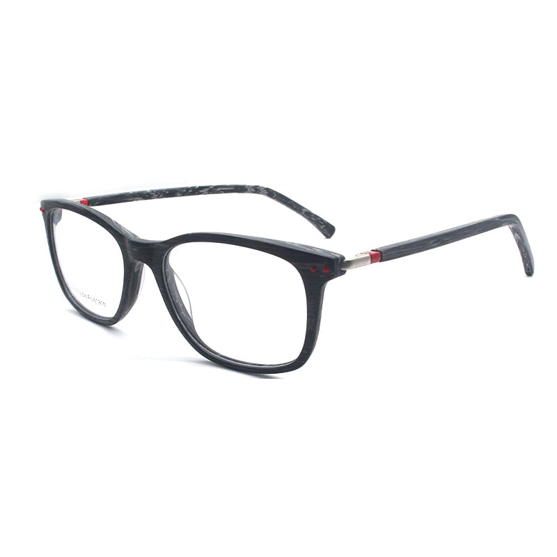 Reven Jate Unisex Full Rim Square Acetate Eyeglasses K9201 Full Rim Reven Jate