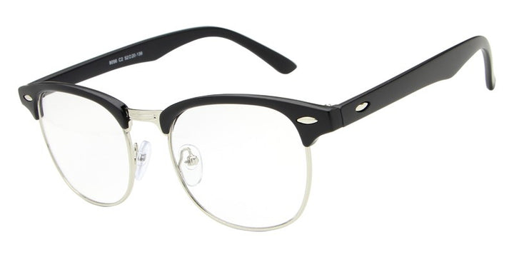 Hdcrafter Unisex Full Rim Round Acetate Frame Eyeglasses L8056 Full Rim Hdcrafter Eyeglasses